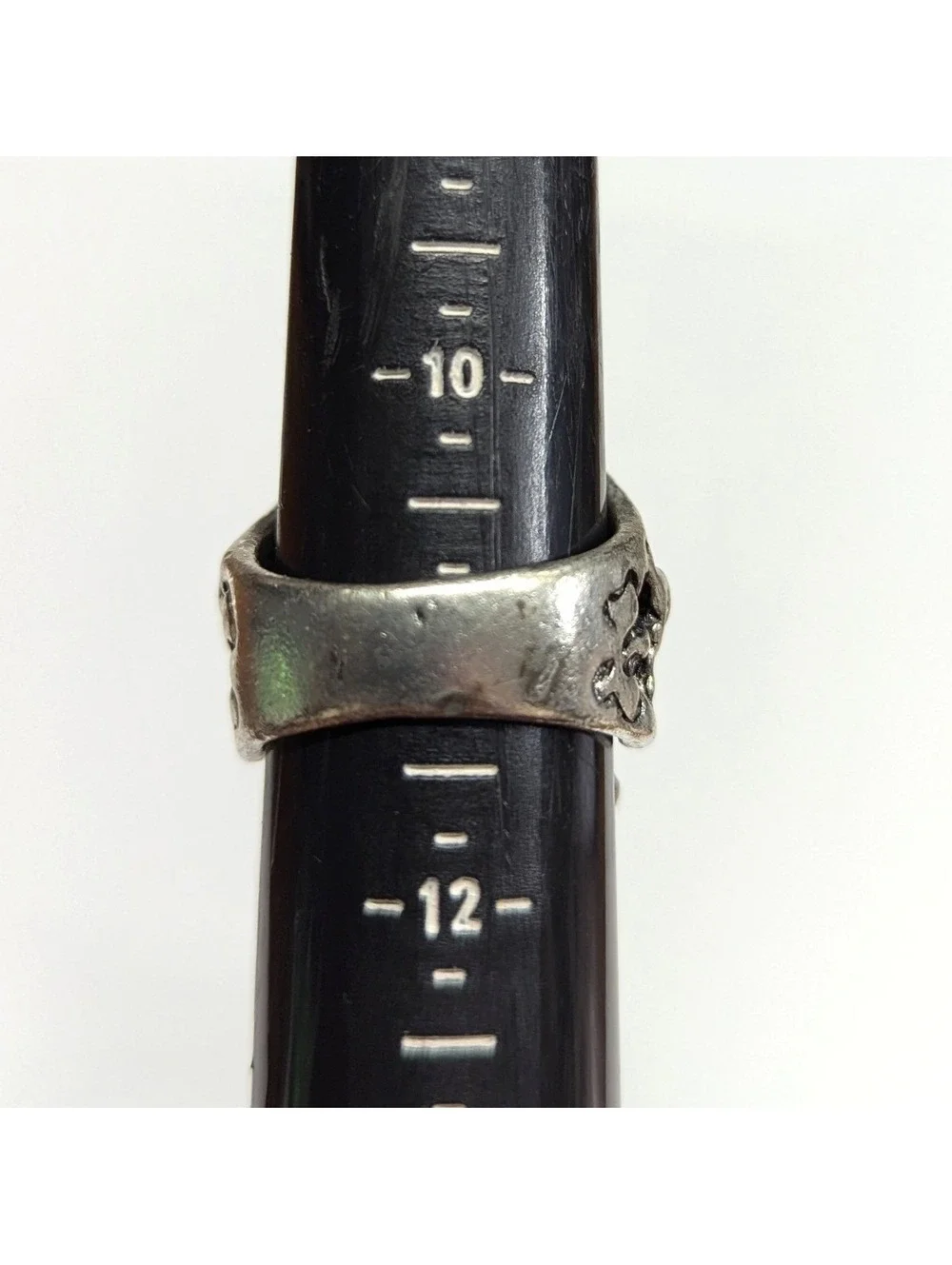 Vintage New Skull Ring Unisex Big Mens Plus Size 11 SilverTone Gothic Biker
